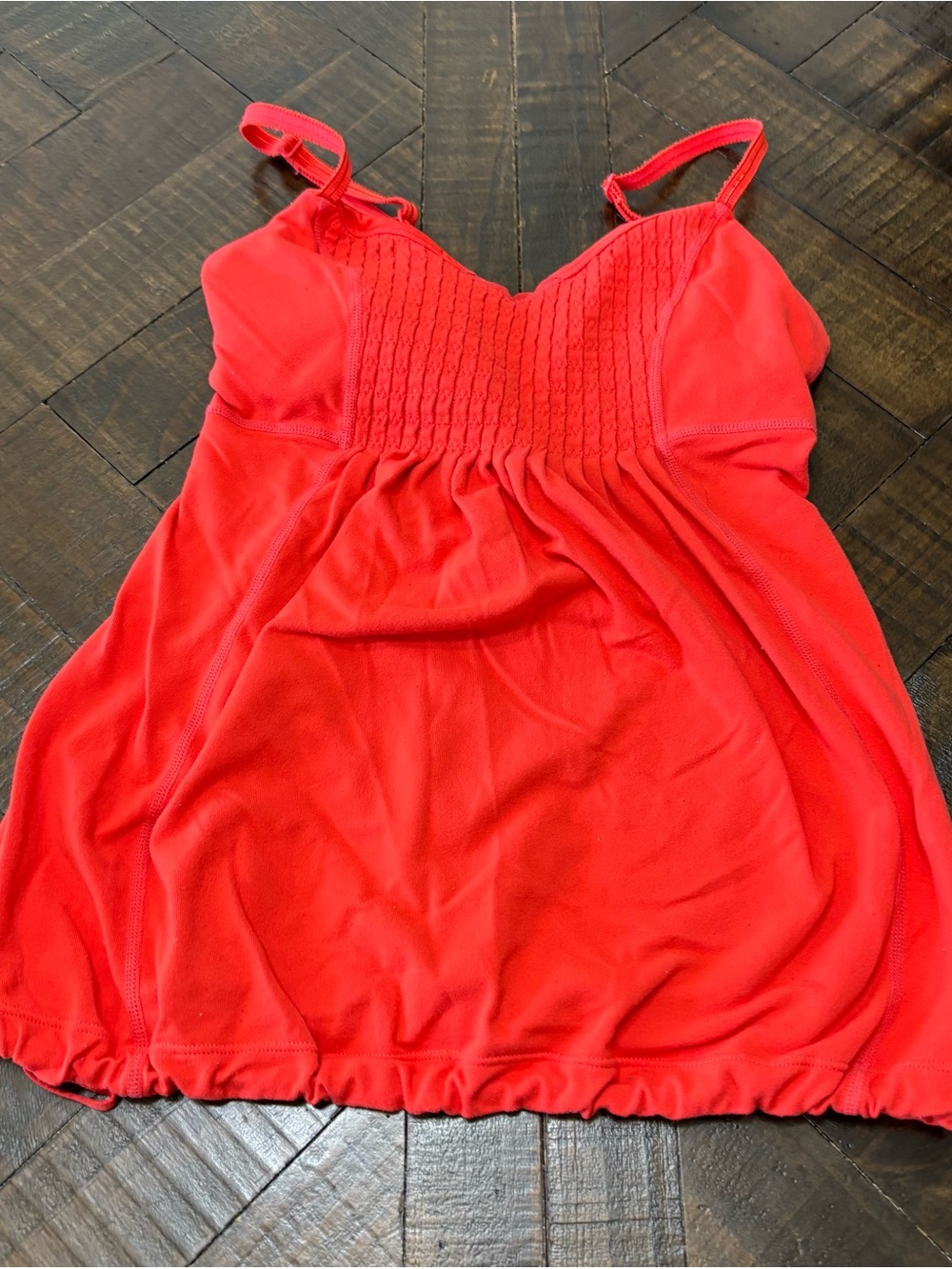 Lululemon Dance Fouette Tank Top Activewear Yoga Red Size 4